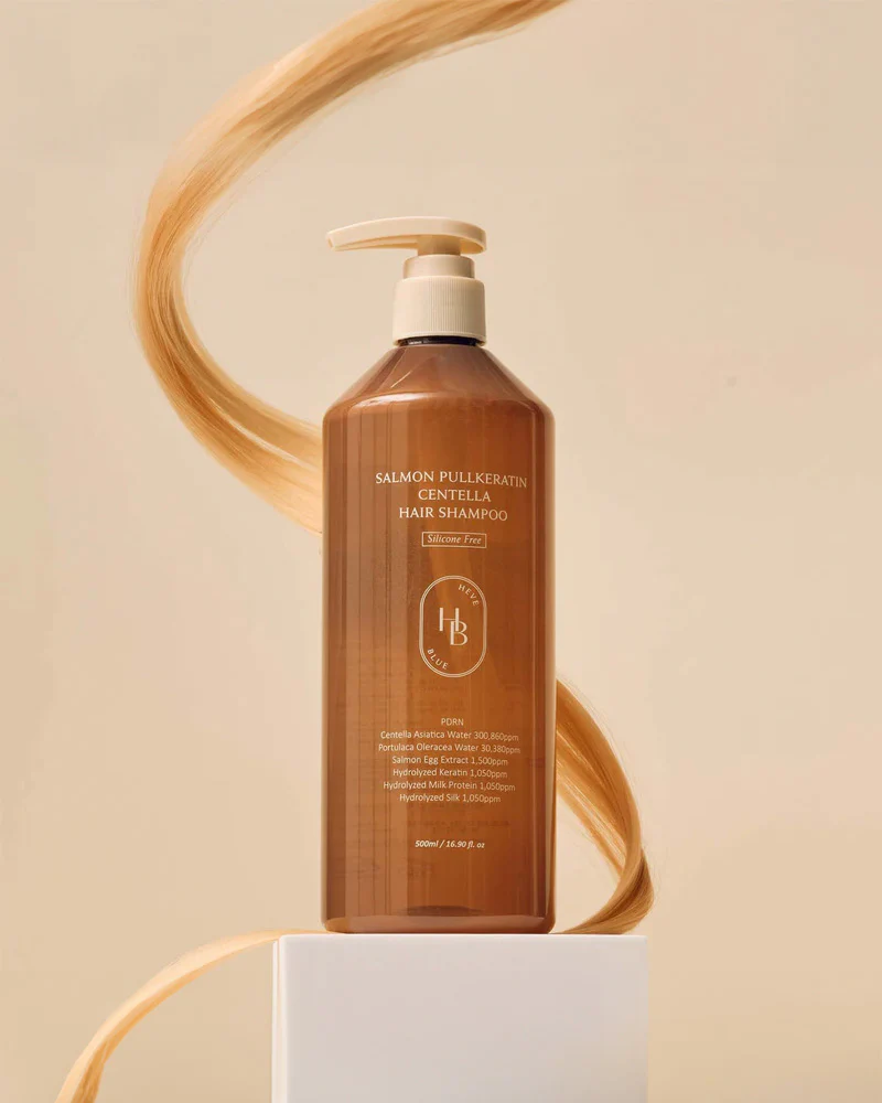 HEVEBLUE Salmon Pullkeratin Centella Hair Shampoo