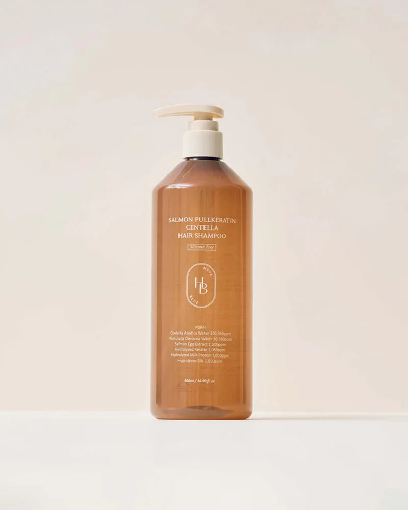 HEVEBLUE Salmon Pullkeratin Centella Hair Shampoo - Image 5