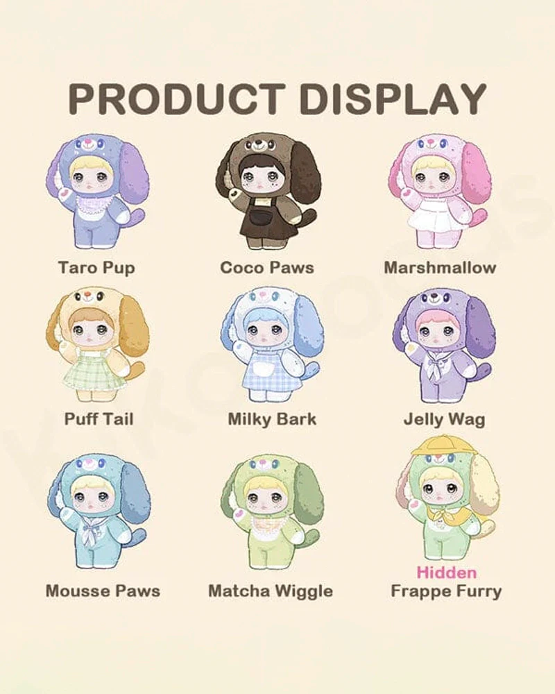 Hi TOY Nommi Puppy Diary Plush Doll Blind Box - Image 2