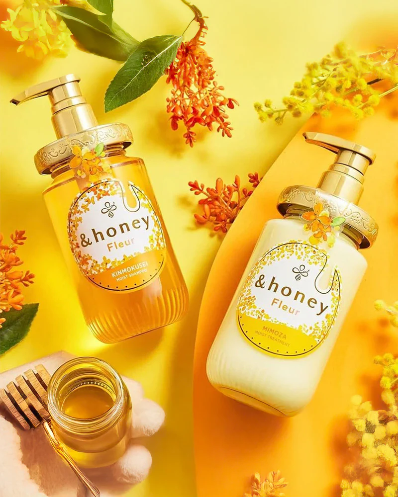 &Honey Fleur Kinmokusei Moist Shampoo - Image 2