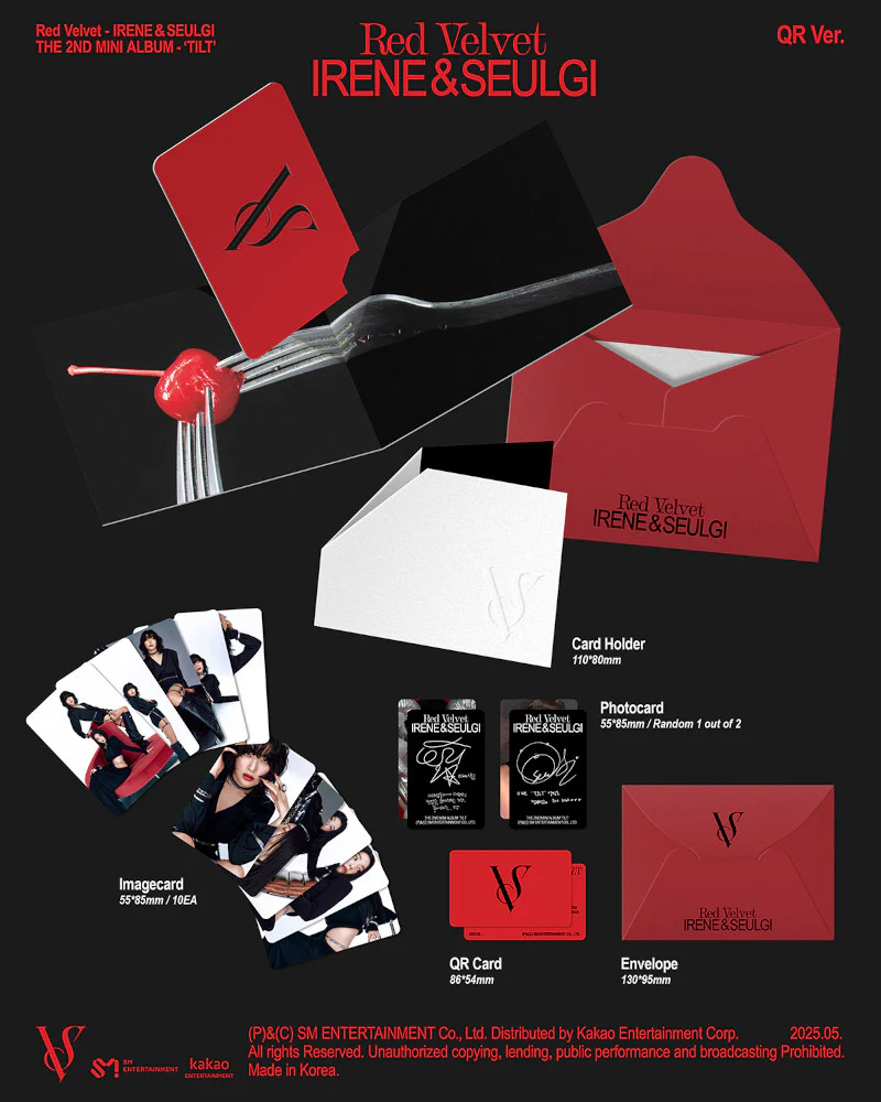Irene&Seulgi (Red Velvet) - 2nd mini album [TILT] (QR Ver.) (Smart Album) - Image 2