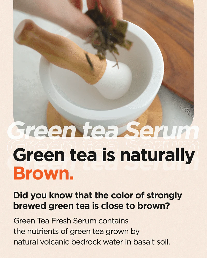 ISNTREE Green Tea Fresh Serum 50mL - Image 3