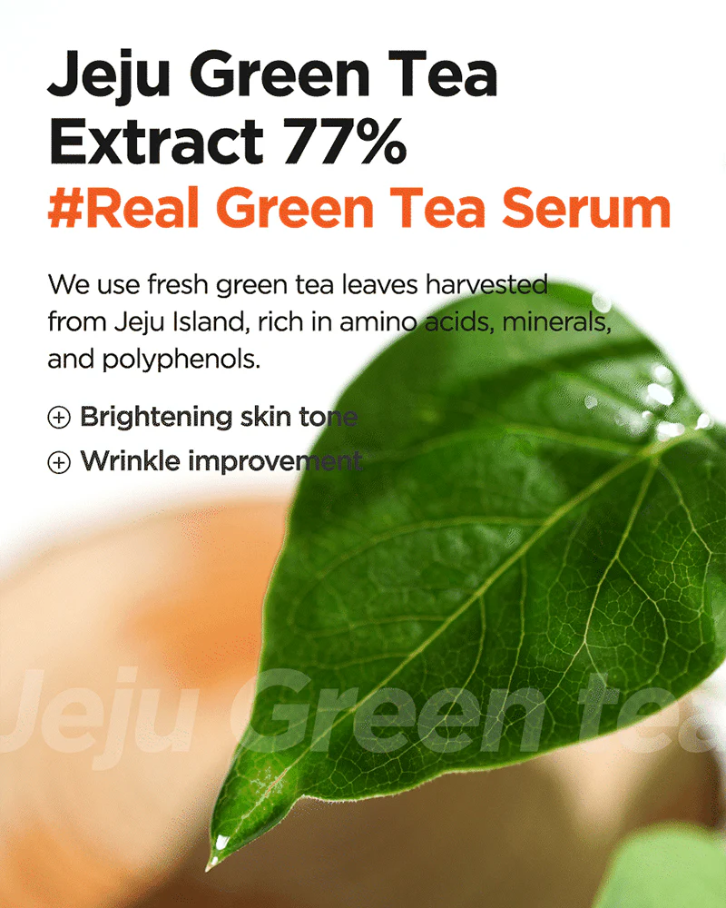 ISNTREE Green Tea Fresh Serum 50mL - Image 4
