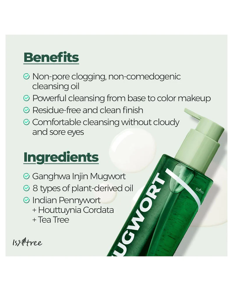ISNTREE Mugwort Calming Deep Cleansing Oil - Image 4