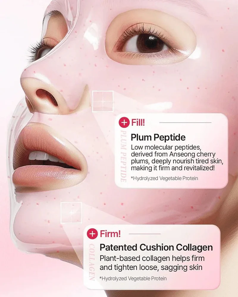 ISNTREE Plum Peptide Plumping Gel Mask - Image 3