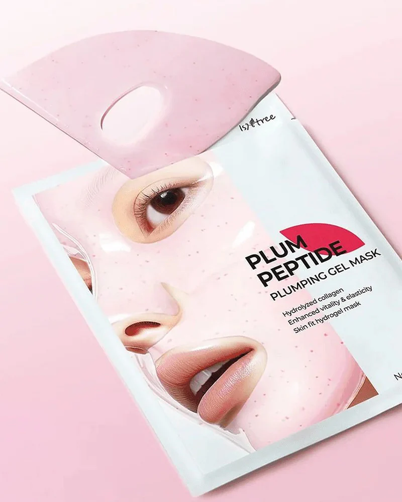 ISNTREE Plum Peptide Plumping Gel Mask - Image 4