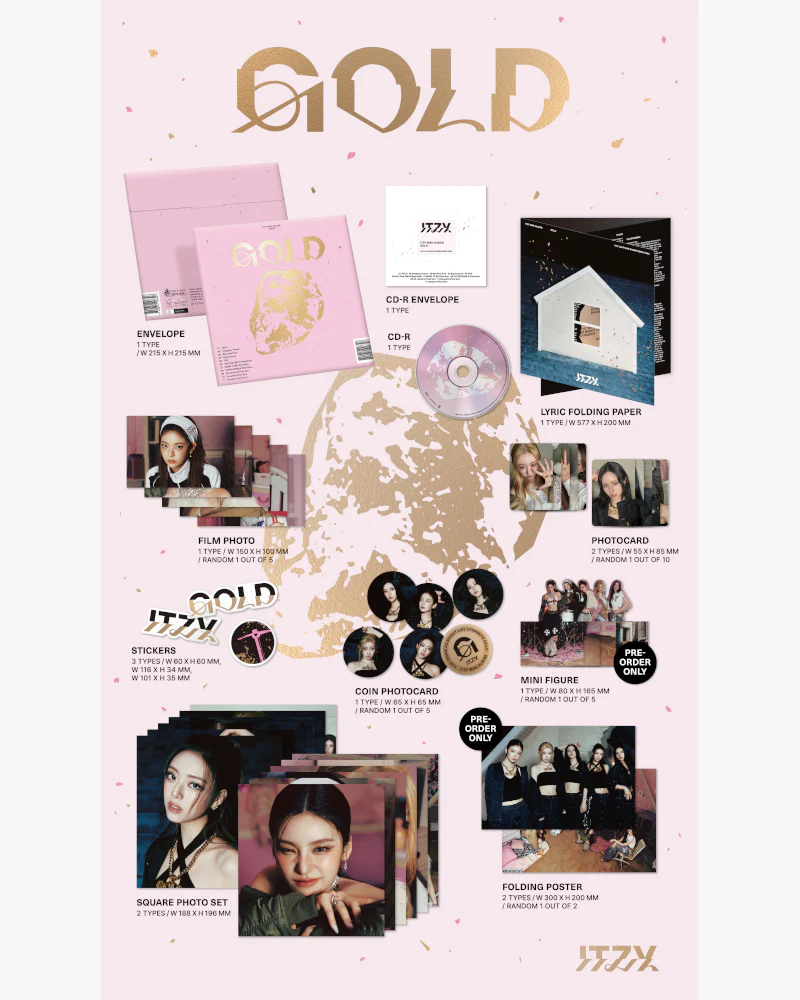 ITZY - 9th Mini Album [GOLD] (Special Edition Ver.) (2 Versions) - Image 2