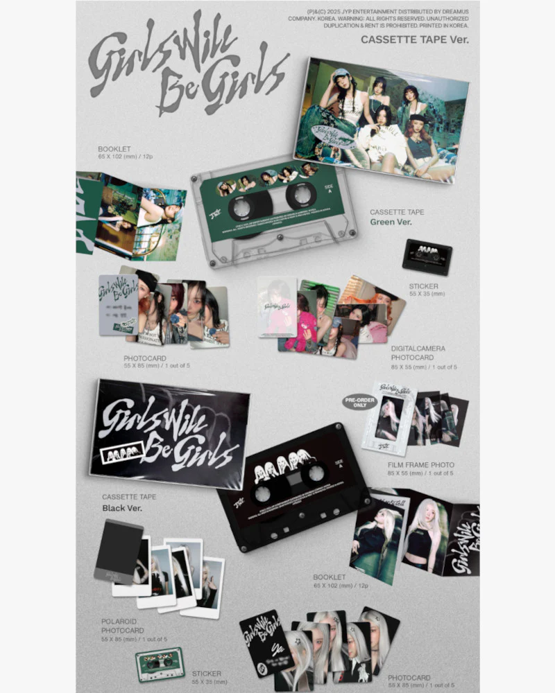 ITZY - [Girls Will Be Girls] (Cassette Tape Ver.) (2 Versions) - Image 2