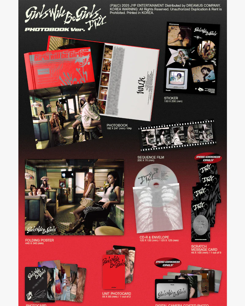 ITZY - [Girls Will Be Girls] (Photobook Ver.) - Image 2