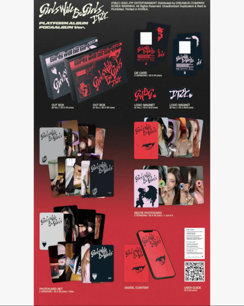 ITZY - [Girls Will Be Girls] (PLATFORM ALBUM POCAALBUM Ver.) (2 Versions) - Image 2