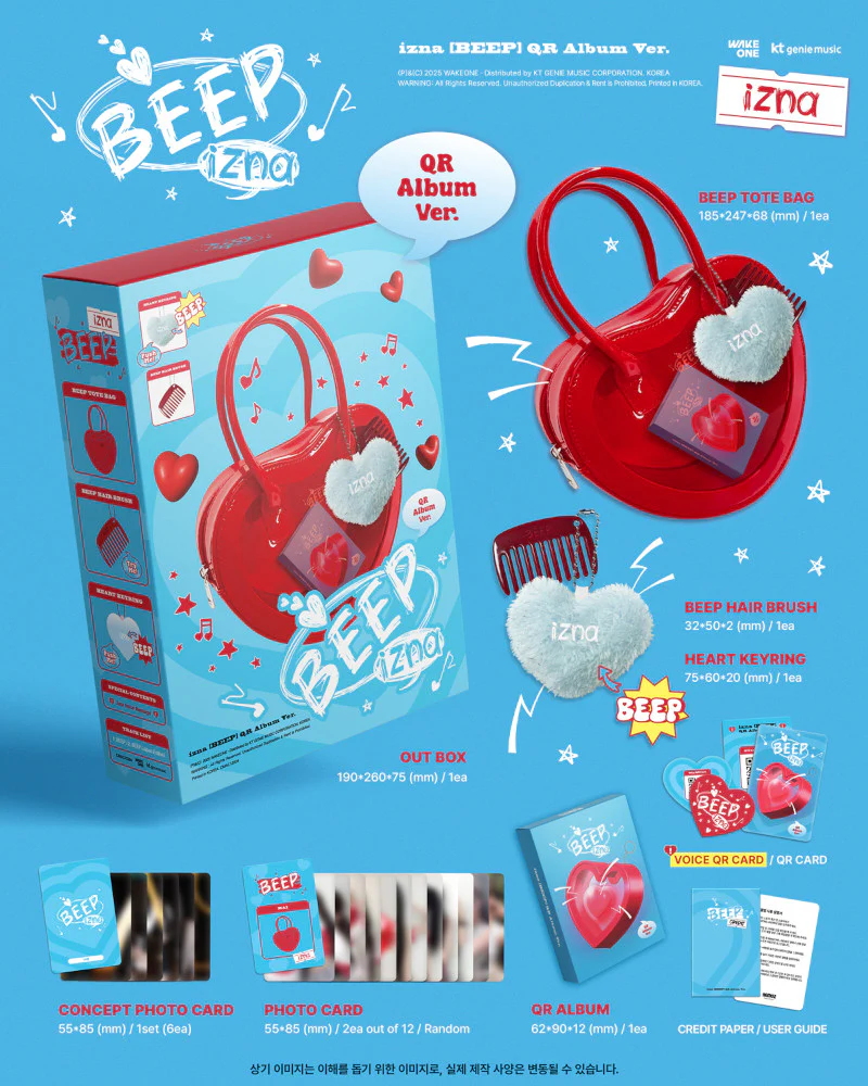 izna - Single Album [BEEP] (QR Album Ver.) (Limited Ver.) - Image 2