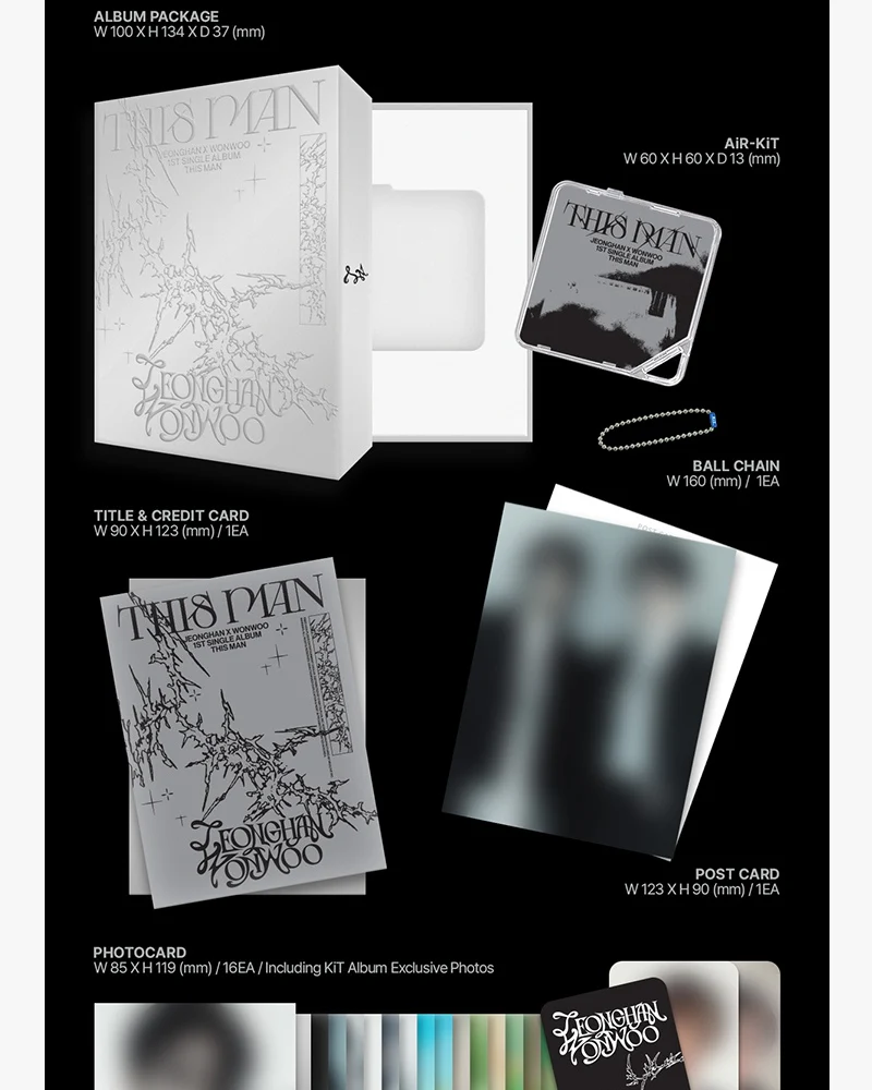 JxW (SEVENTEEN) - 1ST SINGLE ALBUM [THIS MAN] (KiT Ver.) - Image 2