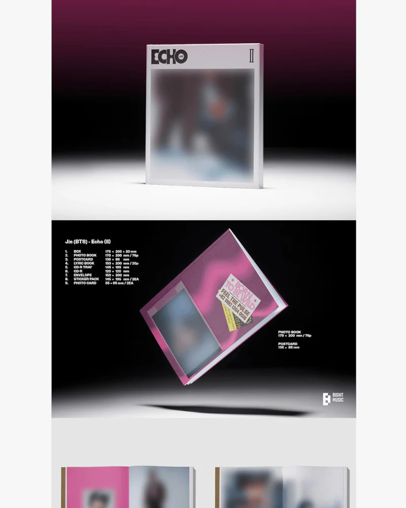 JIN (BTS) - 2nd mini album 'Echo' (3 Versions) - Image 4