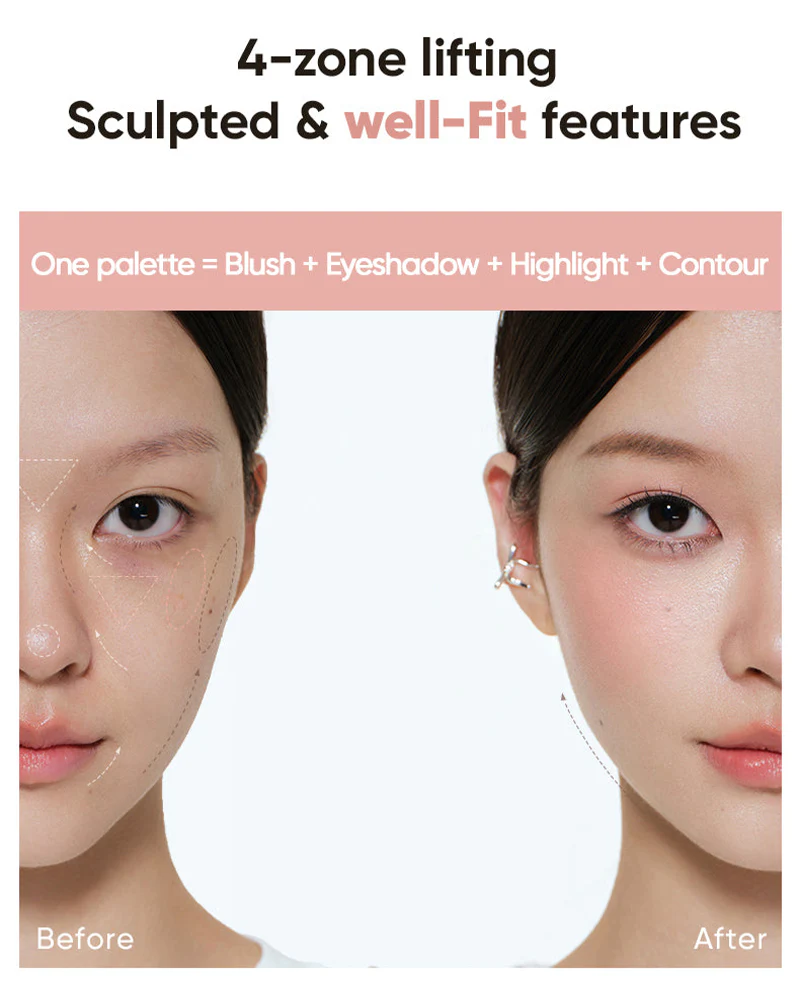 JUDYDOLL 2-In-1 Blush & Highlight Palette - Image 3