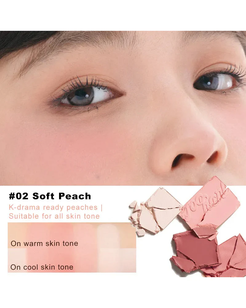 JUDYDOLL 2-In-1 Blush & Highlight Palette - Image 7