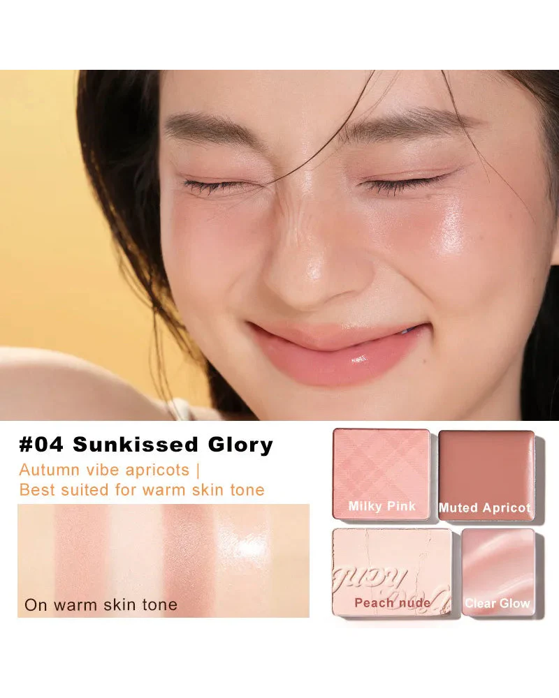 JUDYDOLL 2-In-1 Blush & Highlight Palette - Image 9