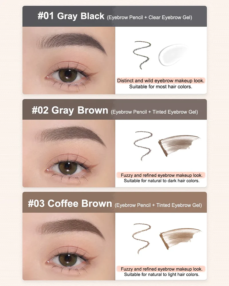 JUDYDOLL Duo Eyebrow Pencil - Image 3