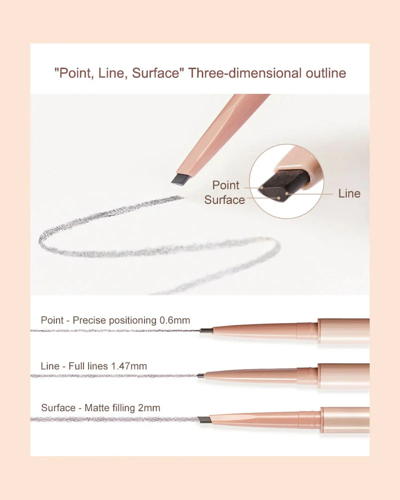 JUDYDOLL Skinny Triangular-Shaped Eyebrow Pencil - Image 6