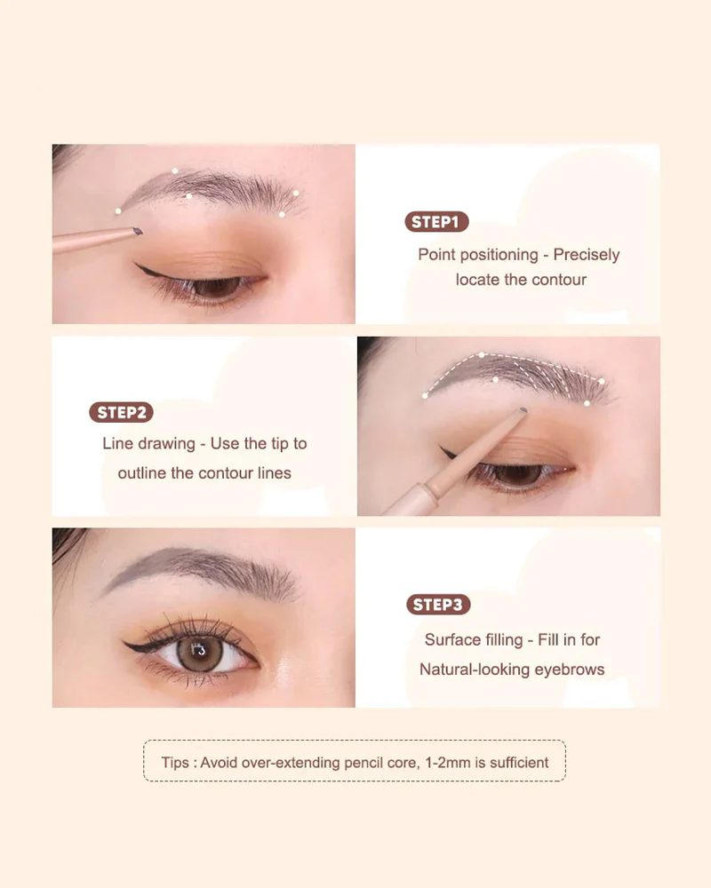 JUDYDOLL Skinny Triangular-Shaped Eyebrow Pencil - Image 7