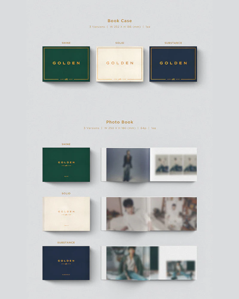 JUNGKOOK (BTS) - [GOLDEN] (3 Versions) - Image 2