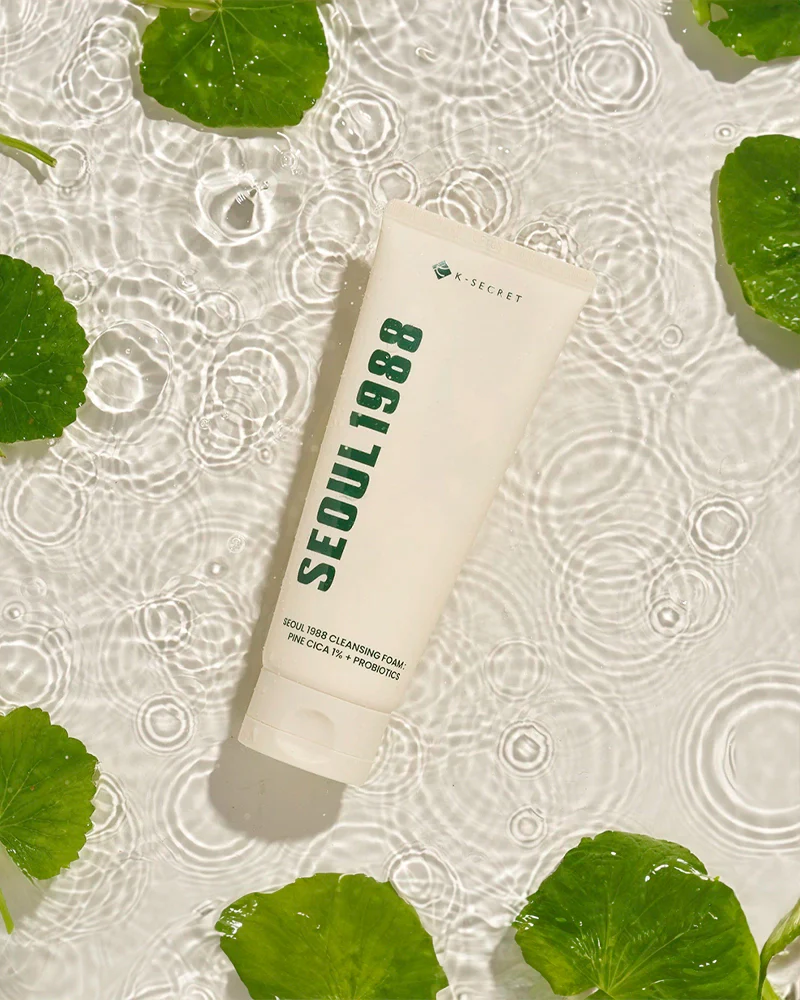 K-SECRET SEOUL 1988 Cleansing Foam Pine Cica 1% + Probiotics - Image 2