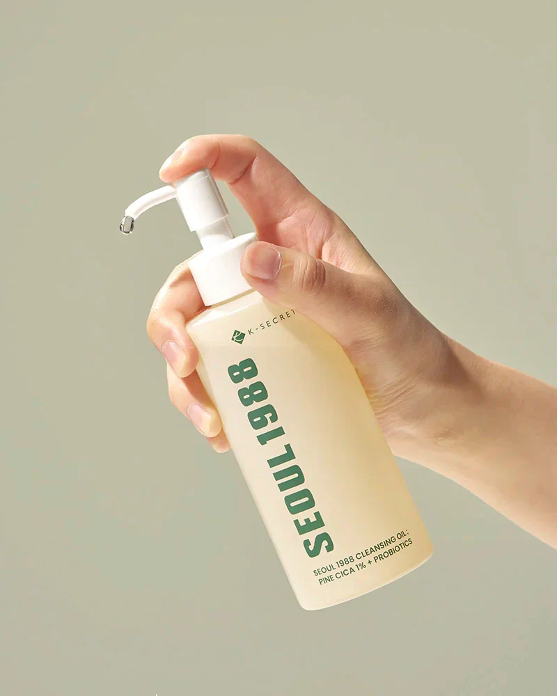 K-SECRET SEOUL 1988 Cleansing Oil: Pine Cica 1% + Probiotics - Image 4