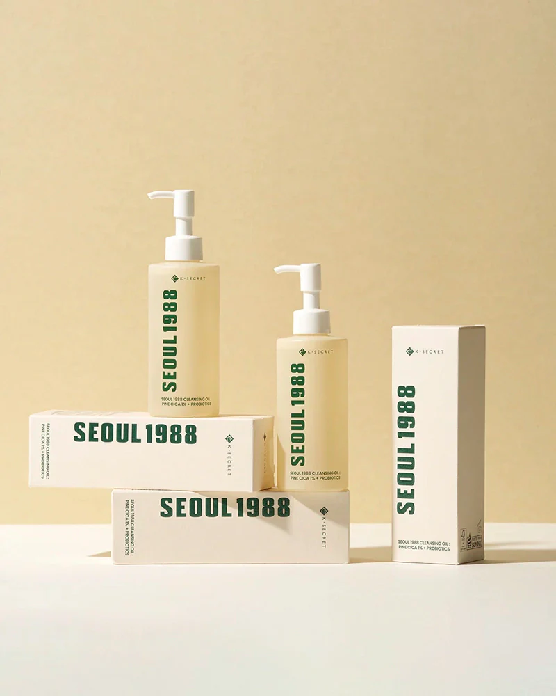 K-SECRET SEOUL 1988 Cleansing Oil: Pine Cica 1% + Probiotics - Image 5