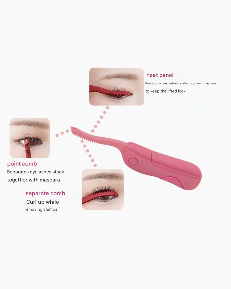 KAI Heated Eyelash Curler #Glamorous Red - Image 5