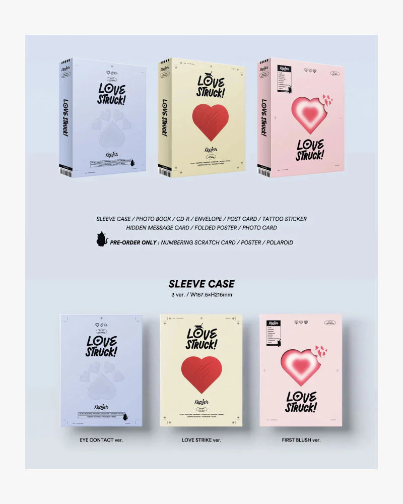 Kep1er - LOVESTRUCK! (4TH MINI ALBUM) (3 Versions) - Image 2