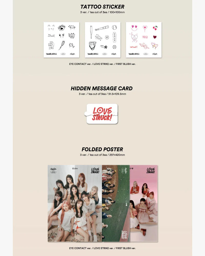 Kep1er - LOVESTRUCK! (4TH MINI ALBUM) (3 Versions) - Image 5
