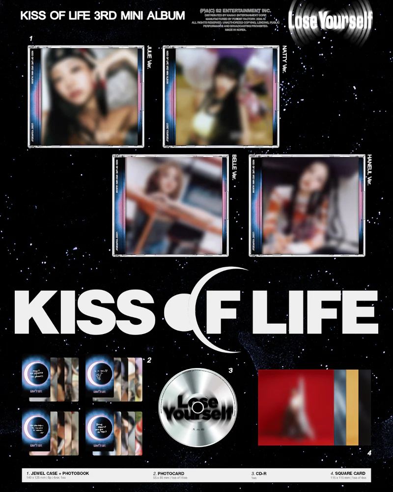 KISS OF LIFE - 3rd Mini Album [Lose Yourself] (Jewel Ver.) (4 Versions) - Image 2