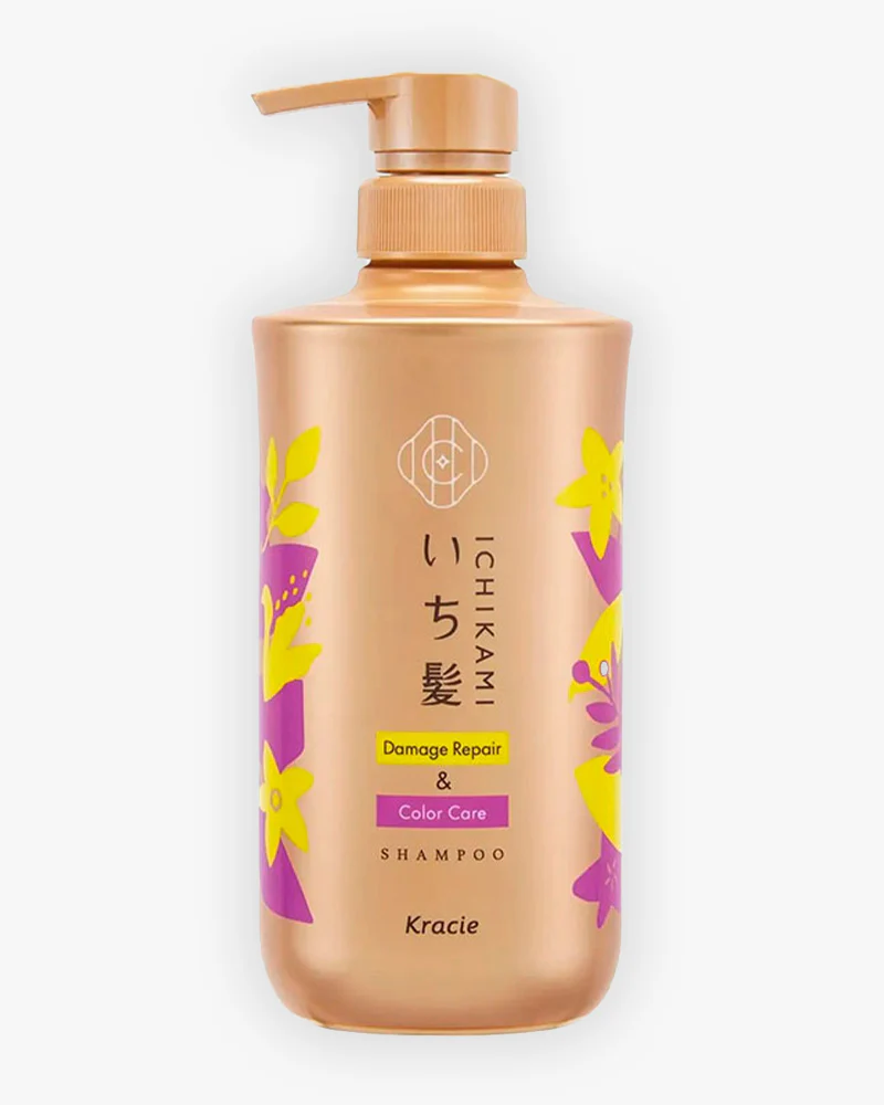 Kracie Ichikami Damage Repair & Color Care Shampoo Pump