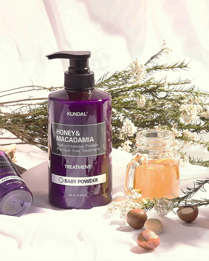 KUNDAL Honey & Macadamia Protein Treatment #Baby Powder - Image 3