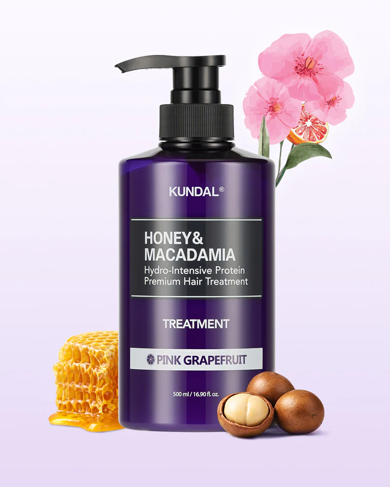 KUNDAL Honey & Macadamia Protein Treatment #Pink Grapefruit