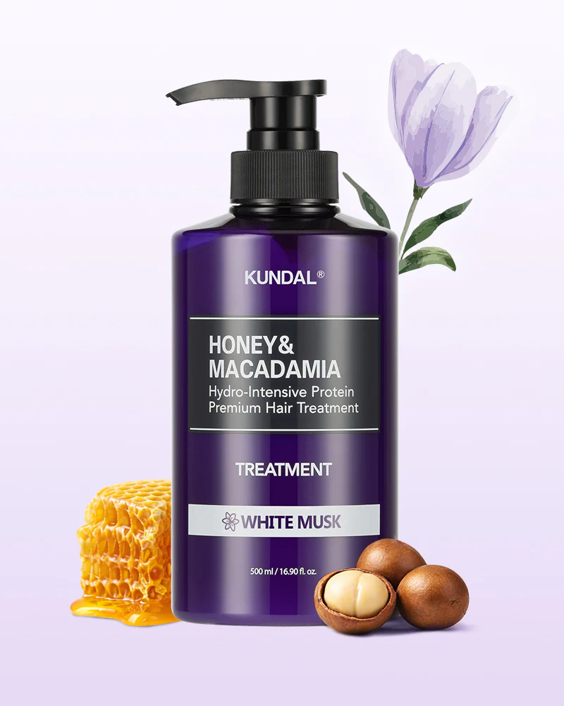 KUNDAL Honey & Macadamia Protein Treatment #White Musk