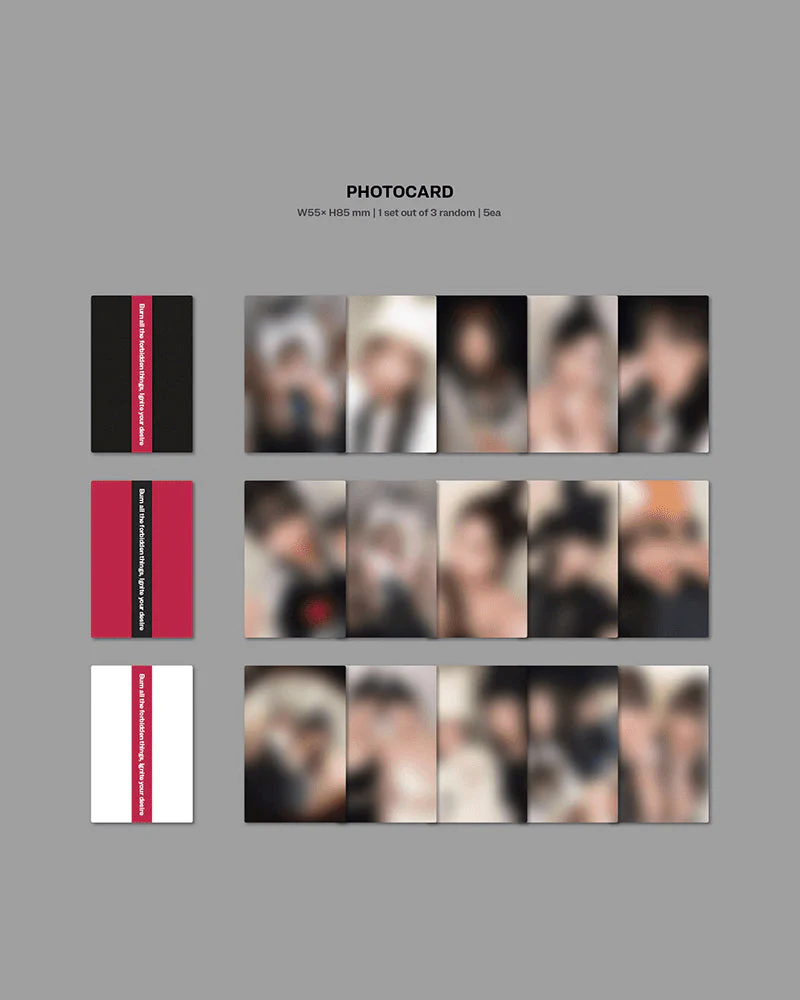 LE SSERAFIM - 1ST STUDIO ALBUM 'UNFORGIVEN' (WEVERSE ALBUMS VER.) (2 Versions) - Image 4