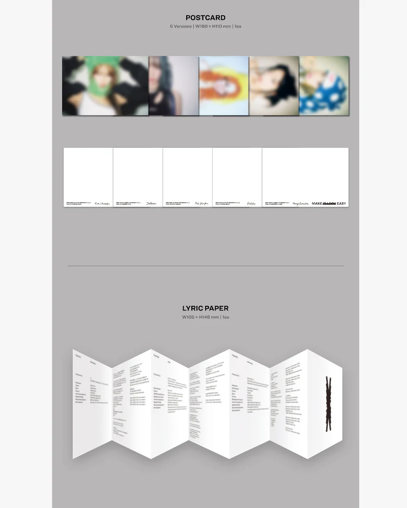 LE SSERAFIM - 3RD MINI ALBUM [EASY] (COMPACT Ver.) (5 Versions) - Image 4