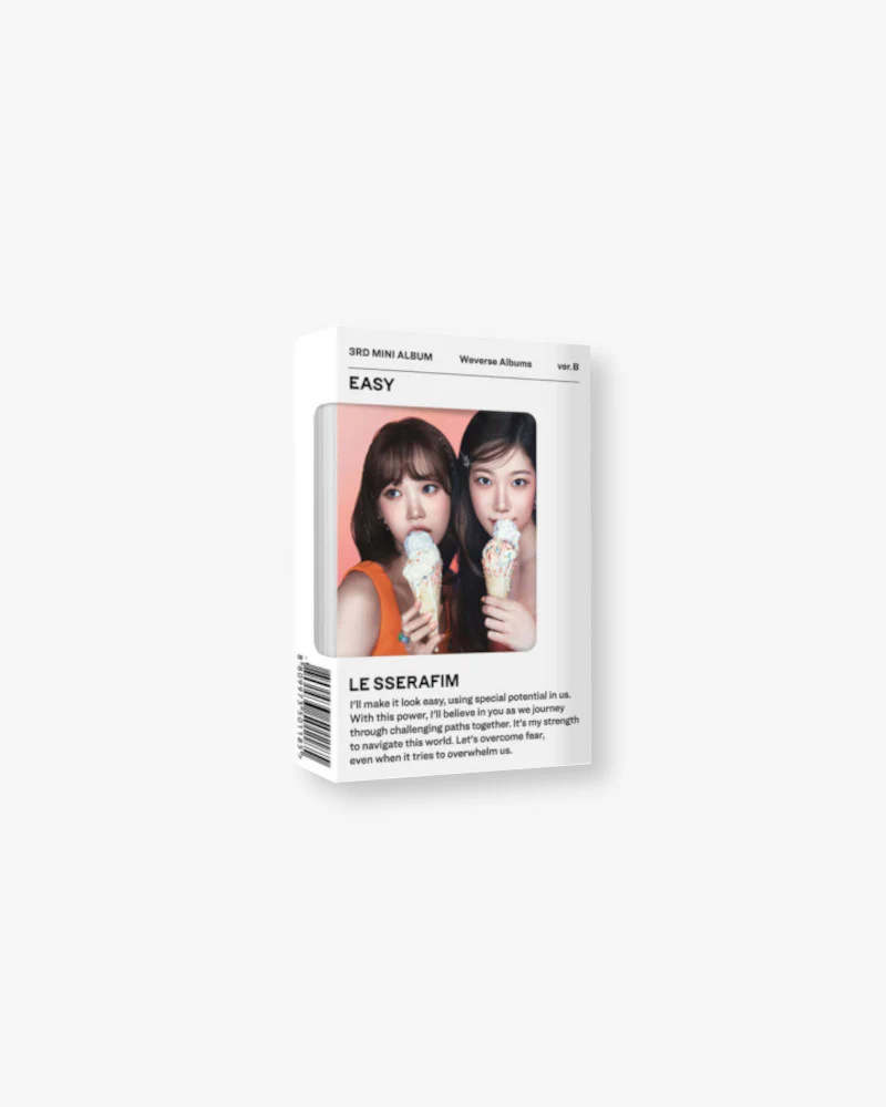 LE SSERAFIM - 3RD MINI ALBUM [EASY] (WEVERSE Ver.) (2 Versions) - Image 6