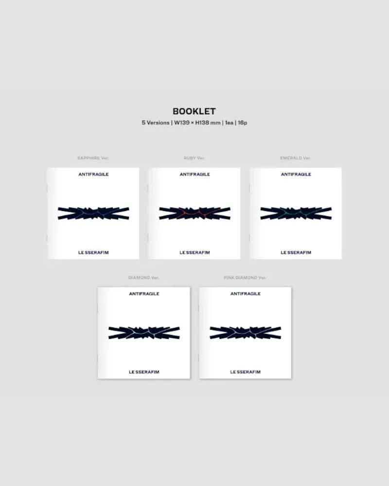 LE SSERAFIM - ANTIFRAGILE (2ND Mini Album) (Compact Ver.) (5 Versions) - Image 3