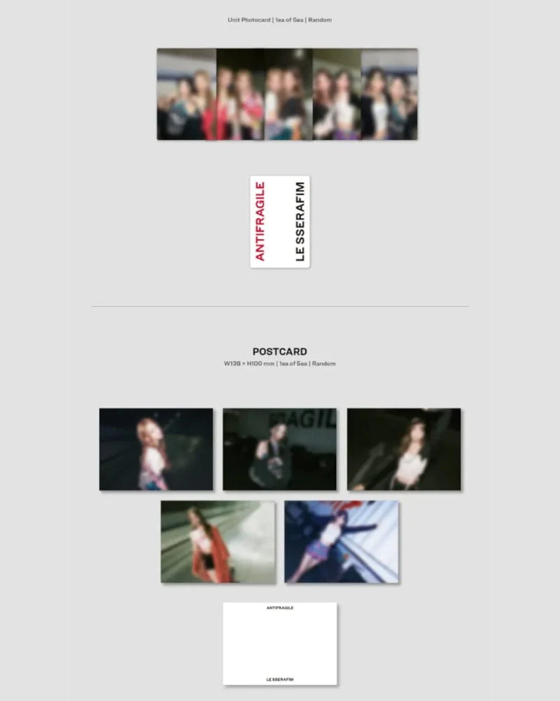 LE SSERAFIM - ANTIFRAGILE (2ND Mini Album) (Compact Ver.) (5 Versions) - Image 6