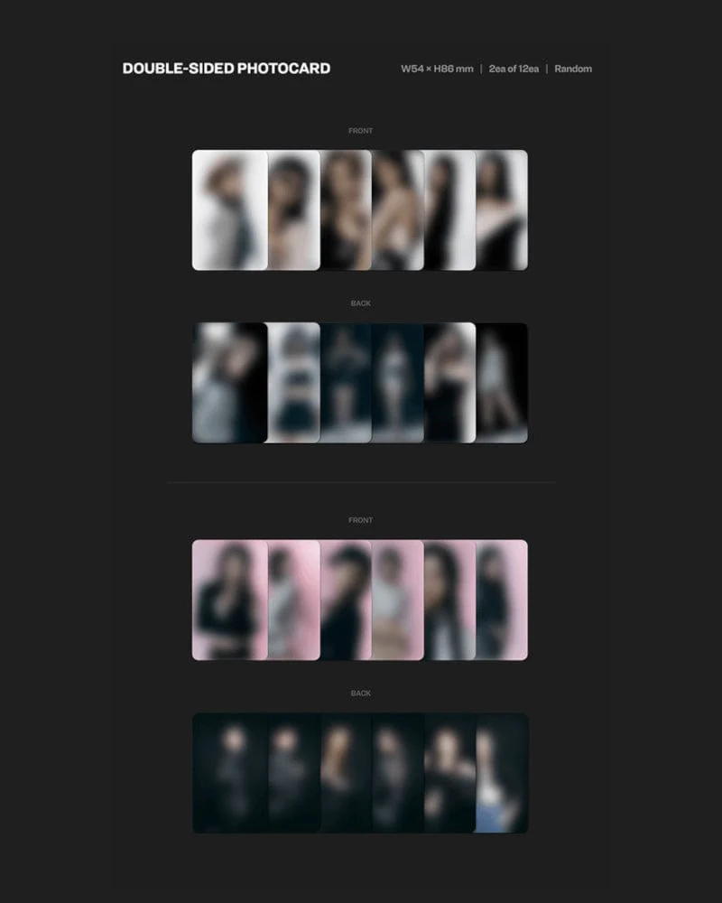 LE SSERAFIM - FEARLESS (1ST Mini Album) MONOCHROME BOUQUET VER. - Image 5
