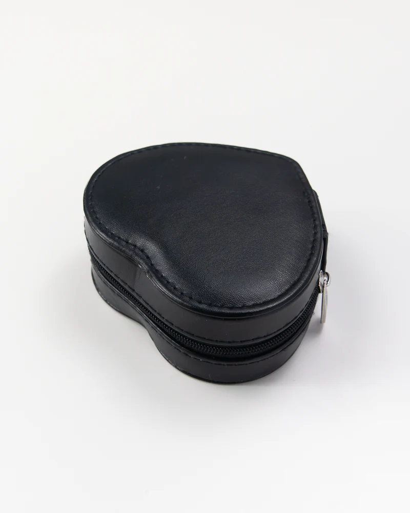 Leather Heart Shaped Jewelry Box - Image 3