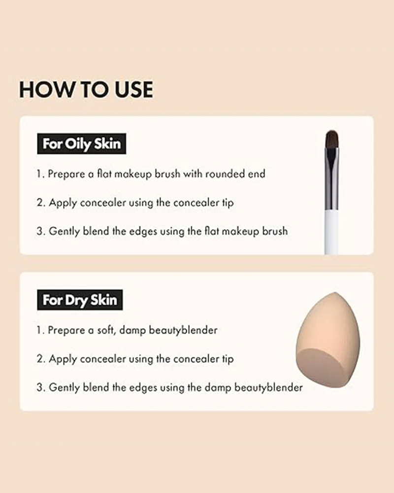 LUNA Long Lasting Tip Concealer Cover-Fit - Image 7