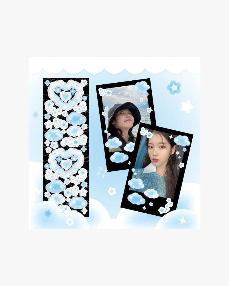 mallangcloud Heart Cloud Sticker Sheet (4 Colours) - Image 3