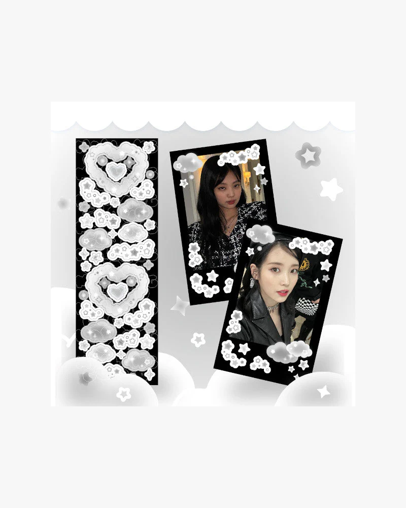 mallangcloud Heart Cloud Sticker Sheet (4 Colours) - Image 4
