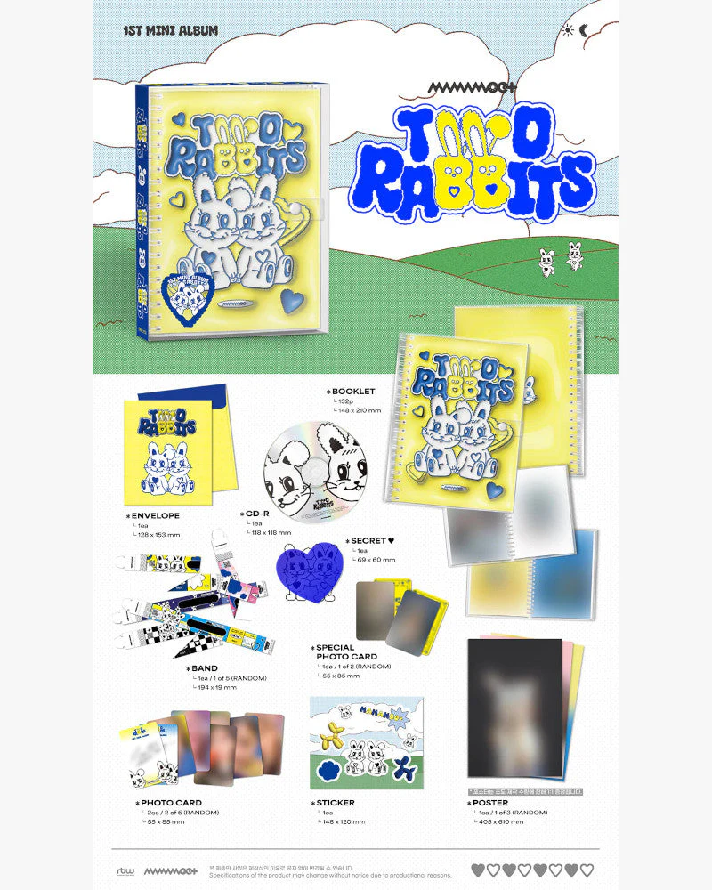 MAMAMOO + - 1ST MINI ALBUM [TWO RABBITS] - Image 2