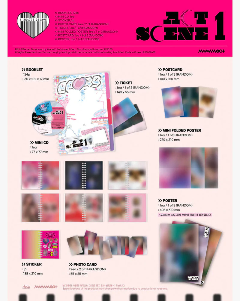 MAMAMOO   - ACT 1, SCENE 1 (1ST SINGLE ALBUM) - Image 2