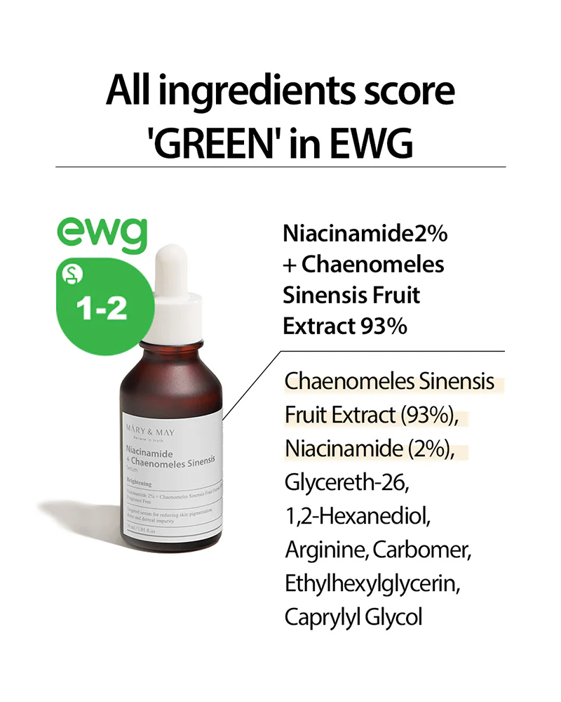 MARY & MAY Niacinamide + Chaenomeles Sinensis Serum - Image 4