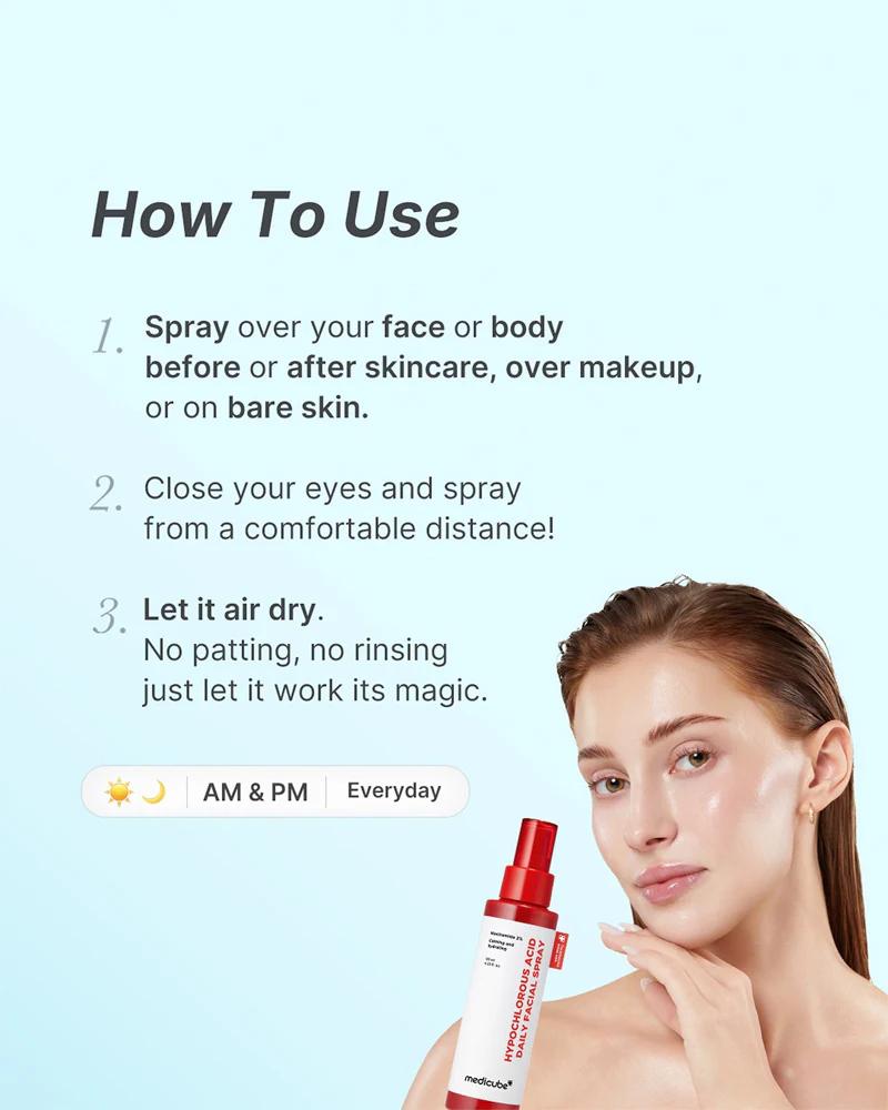 medicube Hypochlorous Acid Daily Facial Spray - Image 6