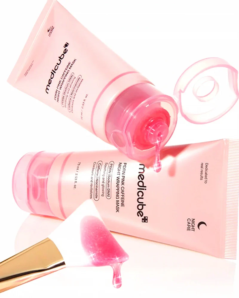 medicube PDRN Pink Caffeine Night Wrapping Mask - Image 4